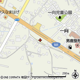秋田県男鹿市船越一向54周辺の地図