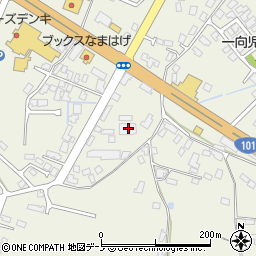 秋田県男鹿市船越内子115周辺の地図