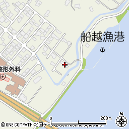 秋田県男鹿市船越一向239周辺の地図