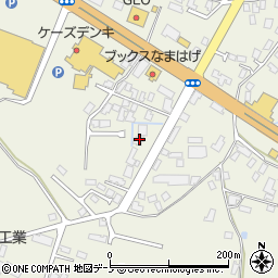 秋田県男鹿市船越内子132-1周辺の地図