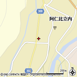 秋田県北秋田市阿仁比立内前田表6-5周辺の地図