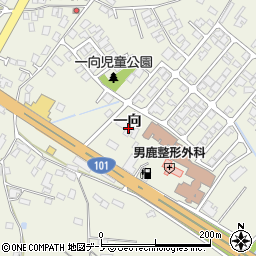秋田県男鹿市船越一向224周辺の地図