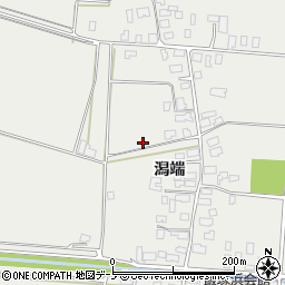 秋田県潟上市飯田川飯塚潟端220周辺の地図