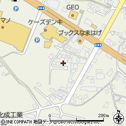 秋田県男鹿市船越内子142-3周辺の地図