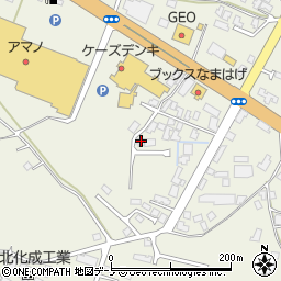 秋田県男鹿市船越内子142-6周辺の地図