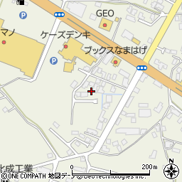 秋田県男鹿市船越内子354周辺の地図