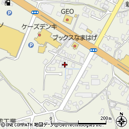 秋田県男鹿市船越内子358-23周辺の地図