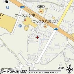 秋田県男鹿市船越内子358-1周辺の地図