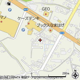 秋田県男鹿市船越内子358-25周辺の地図