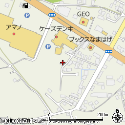 秋田県男鹿市船越内子358-51周辺の地図