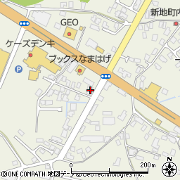 秋田県男鹿市船越内子358-17周辺の地図