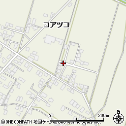 秋田県潟上市天王（コアツコ）周辺の地図