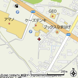 秋田県男鹿市船越内子358-43周辺の地図