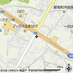秋田県男鹿市船越内子358-35周辺の地図