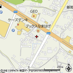 秋田県男鹿市船越内子358-19周辺の地図