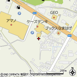 秋田県男鹿市船越内子358-76周辺の地図