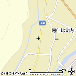 秋田県北秋田市阿仁比立内前田表20-3周辺の地図