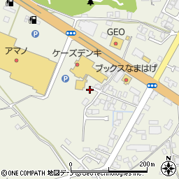 秋田県男鹿市船越内子358-50周辺の地図