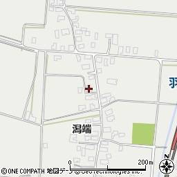 秋田県潟上市飯田川飯塚潟端20周辺の地図