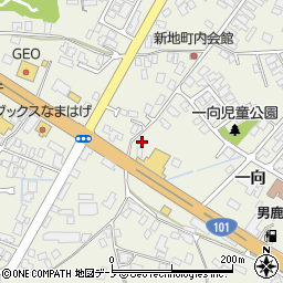 秋田県男鹿市船越一向45-1周辺の地図
