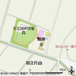 秋田県潟上市天王羽立片山周辺の地図