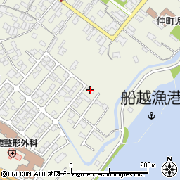 秋田県男鹿市船越一向274周辺の地図