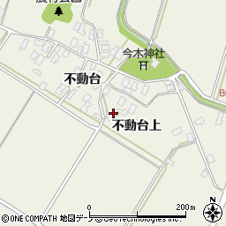 秋田県潟上市天王不動台85-1周辺の地図