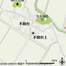 秋田県潟上市天王不動台84-2周辺の地図