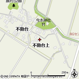 秋田県潟上市天王不動台86周辺の地図