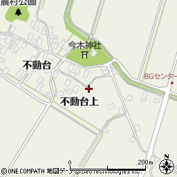 秋田県潟上市天王不動台77周辺の地図