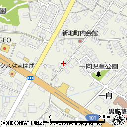 秋田県男鹿市船越内子61周辺の地図