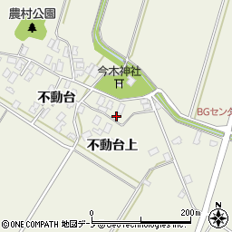 秋田県潟上市天王不動台79-2周辺の地図