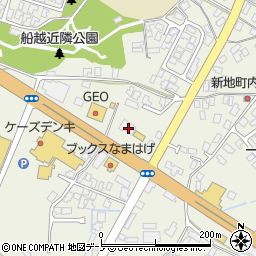 秋田県男鹿市船越内子81周辺の地図