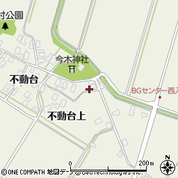 秋田県潟上市天王不動台78周辺の地図