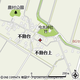 秋田県潟上市天王不動台79-3周辺の地図