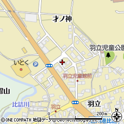 秋田県男鹿市船川港比詰大巻176周辺の地図