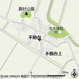 秋田県潟上市天王不動台102周辺の地図