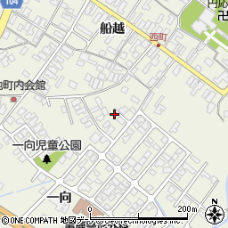 秋田県男鹿市船越一向227周辺の地図