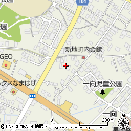 秋田県男鹿市船越内子58-1周辺の地図