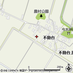 秋田県潟上市天王不動台113周辺の地図