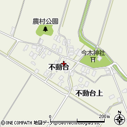 秋田県潟上市天王不動台103周辺の地図