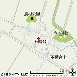 秋田県潟上市天王不動台110周辺の地図