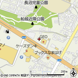 秋田県男鹿市船越内子97周辺の地図