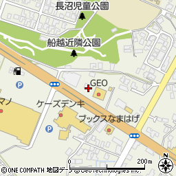 秋田信用金庫船越支店周辺の地図