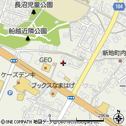 秋田県男鹿市船越内子79周辺の地図