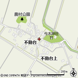 秋田県潟上市天王不動台105-1周辺の地図