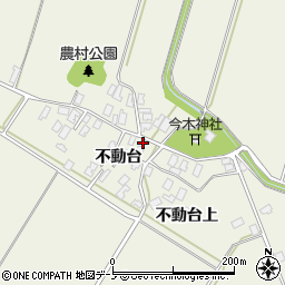 秋田県潟上市天王不動台105-2周辺の地図