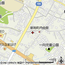 秋田県男鹿市船越内子54周辺の地図