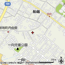 秋田県男鹿市船越一向24-19周辺の地図