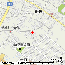 秋田県男鹿市船越一向24-5周辺の地図
